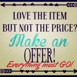 Make me an offer -discount for bundles